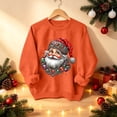 thumbnail image 6 of Falkdiz Sweatshirts for Girls Crew Neck Warm Inner Christmas Pullover Thin Crew Neck Gifts Graphic Long Sleeve Girls Tops School , Orange , Size: 120, 6 of 9