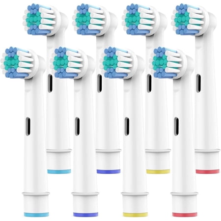 Replacement Toothbrush Heads - 8Pack, Compatible with Oral-B Braun Professional Electric Brush Heads Refill for Smart Genius 7000/Pro 1000/9600/ 5000/3000/8000