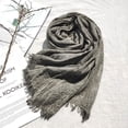 thumbnail image 1 of RXIRUCGD Women Winter Elasticity Keep Warm Scarf Outdoor Cold Protection( Gray ), 1 of 3