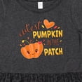 thumbnail image 4 of Inktastic Cutest Pumpkin in the Patch with Orange Heart Girls Toddler Dress, 4 of 5