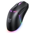 thumbnail image 1 of ONIKUMA CW928 Tri-Mode RGB Gaming Mouse with 2.4G Wireless, Bluetooth & Wired Connections, 12000 DPI Adjustable, 6 Programmable Buttons, Ergonomic Anti-Sweat Design, 1000Hz Polling Rate for PC/Laptop, 1 of 7