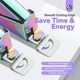 thumbnail image 4 of SAVILAND Acrylic Nail Cutters for Nail Tips: Chameleon Acrylic Nails Clipper with Sizer Magnets Nail Cutter 15PCS Sharp Nail Tech Supplies Nail Trimmer Manicure Tool Nail Accessories, 4 of 7