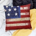 thumbnail image 2 of SHANXI Decorations Pillow Covers American Flag Throw Pillow Covers 12x12in, 2 of 5