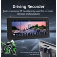 thumbnail image 5 of BQCC 6.86'' Reproductor portátil inalámbrico para motocicleta Carplay Android Auto con doble BT DVR IP65 a prueba de agua Multimedia Radio inteligente para automóvil, 5 of 5