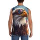 thumbnail image 4 of Balery Bald Eagle Pilot Camisetas sin mangas para hombre, absorbe la humedad y protege contra el mal olor.-Medium, 4 of 7
