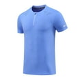 thumbnail image 3 of oqasdz Men T Shirts Short Sleeve Solid Color Comfortable and Breathable Spring Summer Active Outdoor Sports Casual Tee Top, 3 of 5