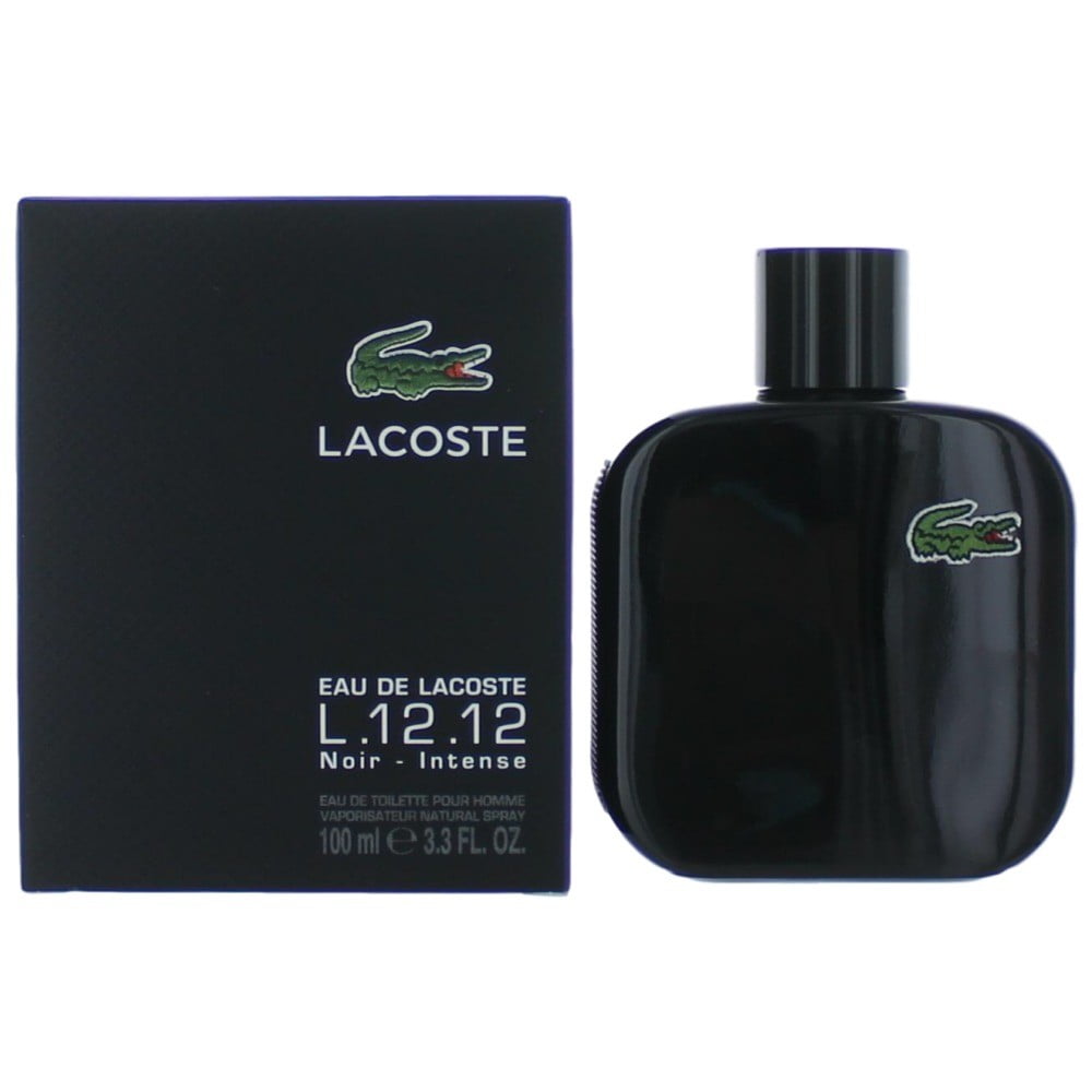 Intervenere billet Akkumulering Lacoste L.12.12 Black Noir Intense by Lacoste, 3.3 oz Eau De Toilette Spray  for Men - Walmart.com