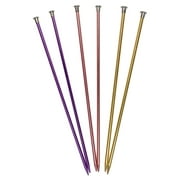Boye Anodized Aluminum Knitting Needles, 10 inch, US Sizes 6,7,8