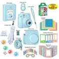 thumbnail image 2 of Fujifilm Instax Mini 9 Instant Film Camera Bundle with Over 15 Accessories | 20 Sheets of Instant Film + Mini Nine Leather Case + Photo Album + Lens Filters + Mini Frames - ICE-BLUE, 2 of 2