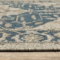thumbnail image 2 of Oriental Weavers Latitude Area Rug 001J3 Outdoor Gray Ornate Curls, 2 of 8