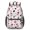 Cow and Dot White Pattern, variant on Cow and Dot White Pattern 17" Waterproof Oxford School Backpacks for Teens, S-Shape Padded Straps, for School, Travel, Hiking, Camping
