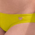 thumbnail image 4 of Xdegoge Bikini Bottoms for Women Mid Rise Swimwear Bottoms Smooth Heart Cut Out Detail Solid Charming Cheeky Pool Party, 4 of 4