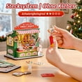 thumbnail image 2 of ROBOTIME Christmas Candy Stall Dollhouse Kit,DIY Miniature House Building Sets,3D Wooden Puzzles Tiny Home Craft Kits,Gifts for Kids Teens Adults, 2 of 7
