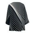 thumbnail image 4 of Chemises à Manches 3/4 pour Femmes Été Décontracté Longue Blouse Col Rond Imprimé Élégant Ourlet Fendu T-Shirt Printemps 2023, 4 of 5