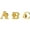 Style 1, variant on Mens Womens Initial Alphabet Letter Pins Collar Badge Brooches for Business Wedding Graduation Gift