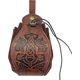 thumbnail image 2 of Bolsa de piel sintética WEIHJMXG medieval monedero portátil con cordón martillo de lobo, 2 of 4