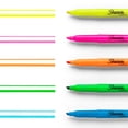 thumbnail image 4 of Sharpie Pocket Style Highlighters, Chisel Tip, Assorted Colors, Includes 2 Bonus Highlighters, 6 Count, 4 of 8