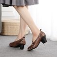 thumbnail image 4 of Cameland Chaussures Plates à Talon Épaissi pour Femmes, Bout Rond Classique, Semelle Souple, 4 of 8