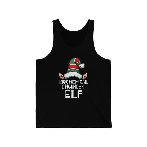 Biochemical Engineer Elf Unisex Tank Top XS-2XL Christmas Engineering Elves