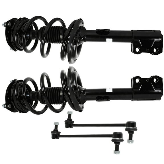 CCIYU Front Strut Spring Assembly Control Arm and Ball Joint Assembly 2009-2012 for Toyota Venza Base Sport Utility 4-Door Complete Suspension Kit Fits replace for K90344, 172963