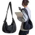 thumbnail image 2 of Handbags for Women, Large Crossbody Shoulder Bag Adjustable Shoulder Strap Hobo Bag (Black), 2 of 10