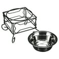 thumbnail image 7 of YML DSB5 Wrought Iron Stand with Single Stainless Steel Feeder Bowl, 7 of 7