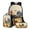 Rooster Sunflower, variant on KUIFORTI Backpack Combo Set for Girls Boys Kids, 3Pcs Bookbag with Pencil Case for School, 17 Inch Schoolbag with Lunch Bag for Camping Outing, Fire Soccer