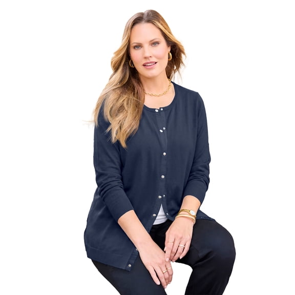 Catherines Women's Plus Size The Timeless Cardigan