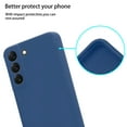 thumbnail image 5 of Samsung Galaxy S22 Plus Case Silky Soft Touch, Liquid Silicone Protective Phone Case Blue, 5 of 6