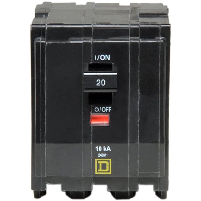 Square D - QO320CP QO 20 Amp Three-Pole Circuit Breaker, ,