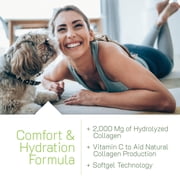 Irwin Naturals Deep Tissue Collagen-Pure – 80 Liquid Soft-Gels – Advanced Hydrolyzed Collagen + Joint & Skin Nourishment