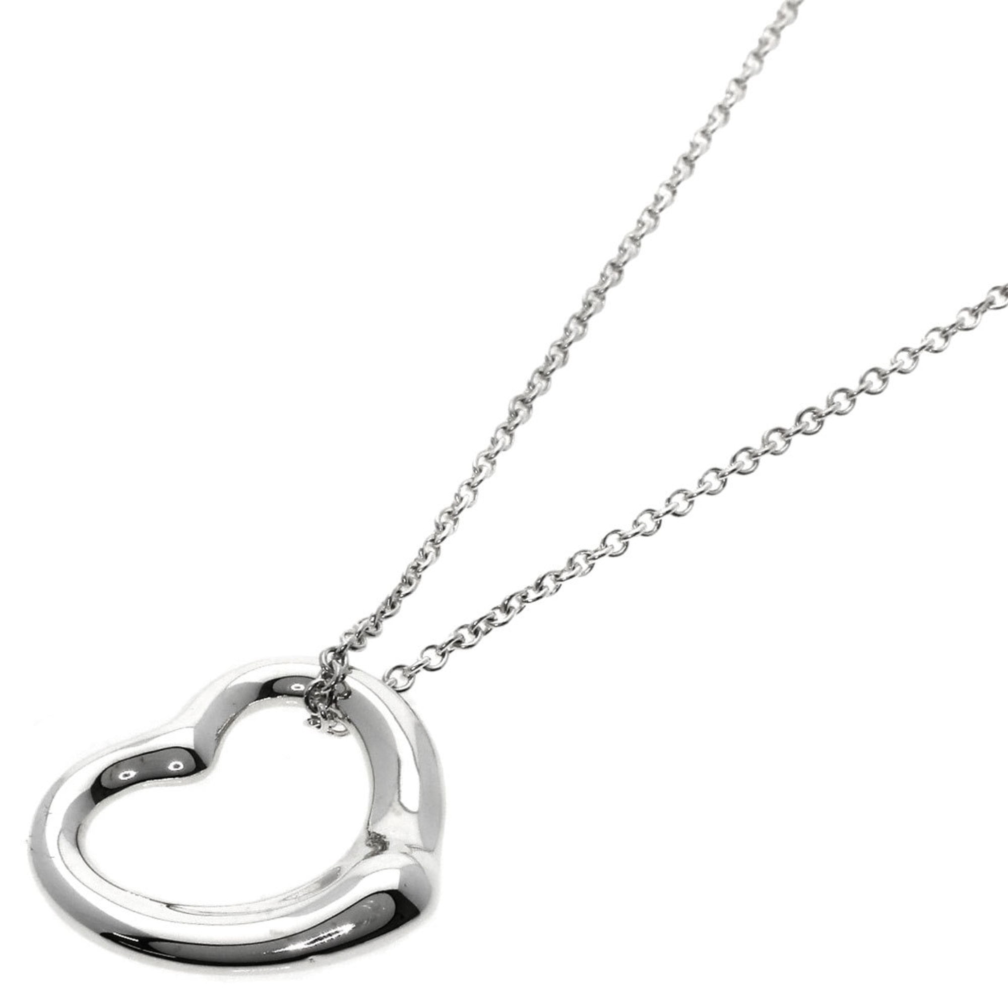 TIFFANY & CO. Pre-Owned Tiffany heart necklace silver for women TIFFANY&Co. (Good)