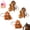 2pcs (Monkey1+monkey2), variant on Punch the Monkey, Protect Punch the Monkey Keychain, 3D Cute Punch Monkey Holding Plush, Decoration for Backpack Purse Keys