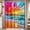 Color 2, variant on Rdsfhsp Giant Golden Sacred Tree Shower Curtain, Nature Landscape Decor Polyester Bath Curtain, 72x72