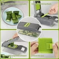 thumbnail image 2 of PHANCIR Vegetable Chopper, 17 in 1 Multi-Function Food Chopper, Professional Kitchen Gadget with Container, 2 of 8