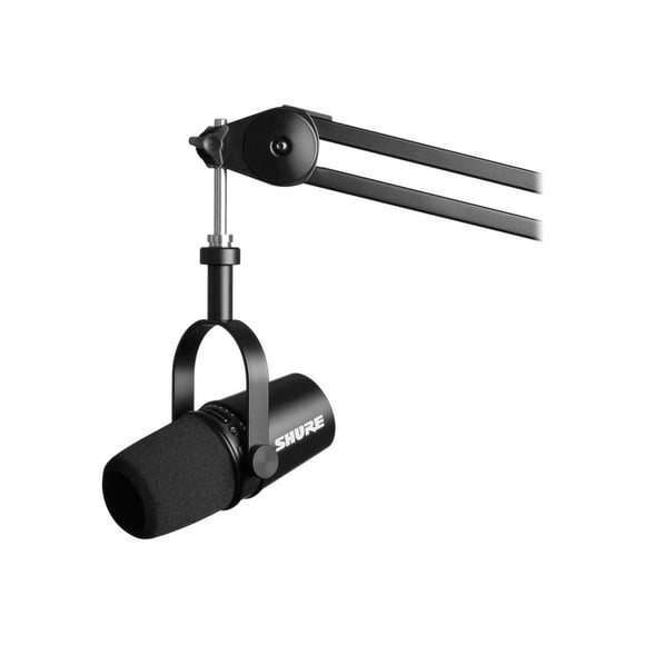 Shure MV7 - Microphone - USB - black - TeamSpeak Certified