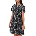 thumbnail image 7 of PRETTYGARDEN Women's V-Neck Mini Dress， Fashionable and graduation ball gown，Wedding guest dress, 7 of 7