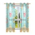 thumbnail image 7 of Yayeee Window Curtains Set of 2 for Living Room Light Filtering 63"x42", Blue Beach Pattern, 7 of 7