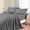 Dark Gray, variant on Bed Sheets Queen Size, 1800 Series Microfiber Cooling Bed Sheets, Breathable & Hypoallergenic 4 Pieces Luxury Soft Sheet Set, Mattress Fitted up to 16 in