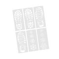 thumbnail image 4 of 6Pcs Christmas Stencils Christmas Floor Templates Reusable Coloring Embossing Stencil for Window Glass Door Painting on Wood, 4 of 10