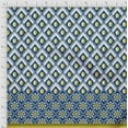 thumbnail image 2 of oneOone Georgette Viscose Blue Fabric Geometric Panel Fabric For Sewing Printed Craft Fabric By The Yard 42 Inch Wide, 2 of 3