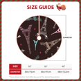 thumbnail image 3 of Daiia Eiffel Tower Drawing Merry Christmas Tree Skirt , Xmas Large Lace-up Tree Skirt, Santa Snowflakes Rustic Home Decorations New Year Party Farmhouse Decor-48", 3 of 7