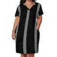 thumbnail image 2 of Vestido Ska colgado con bolsillos para mujer vestidos para ocasión especial ropa de graduación Verano, 2 of 6