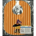 thumbnail image 2 of Caroline's Treasures Baby Bib, Halloween Witch, Orange Stripe, 2 of 2
