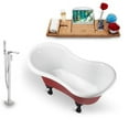 thumbnail image 4 of Tub, Faucet and Tray Set Streamline 62" Clawfoot NH1020GLD-140, 4 of 7
