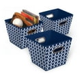 Bintopia Collapsible Fabric Closet Storage Bin 3 Pack