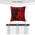 thumbnail image 4 of ZICANCN Decorative Throw Pillow Covers , Fight Fist Hand Finger Couch Sofa Decorative Knit Pillow Covers for Living Room Farmhouse 20"x20", 4 of 8