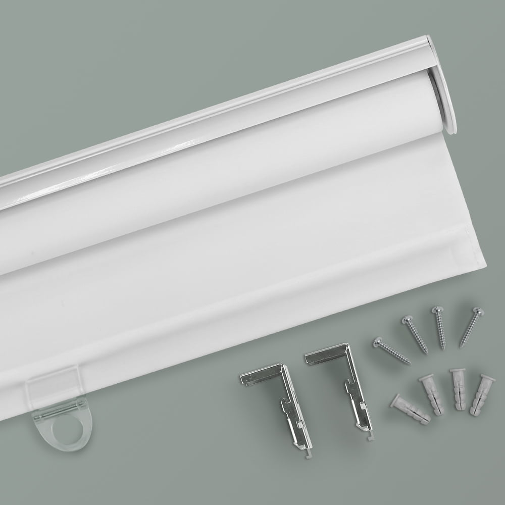 Mainstays Light Filtering Slow Release Roller Shade, 47" W x 72" L, White