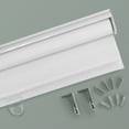thumbnail image 4 of Mainstays Light Filtering Slow Release Roller Shade, 31" W x 72" L, White, 4 of 7