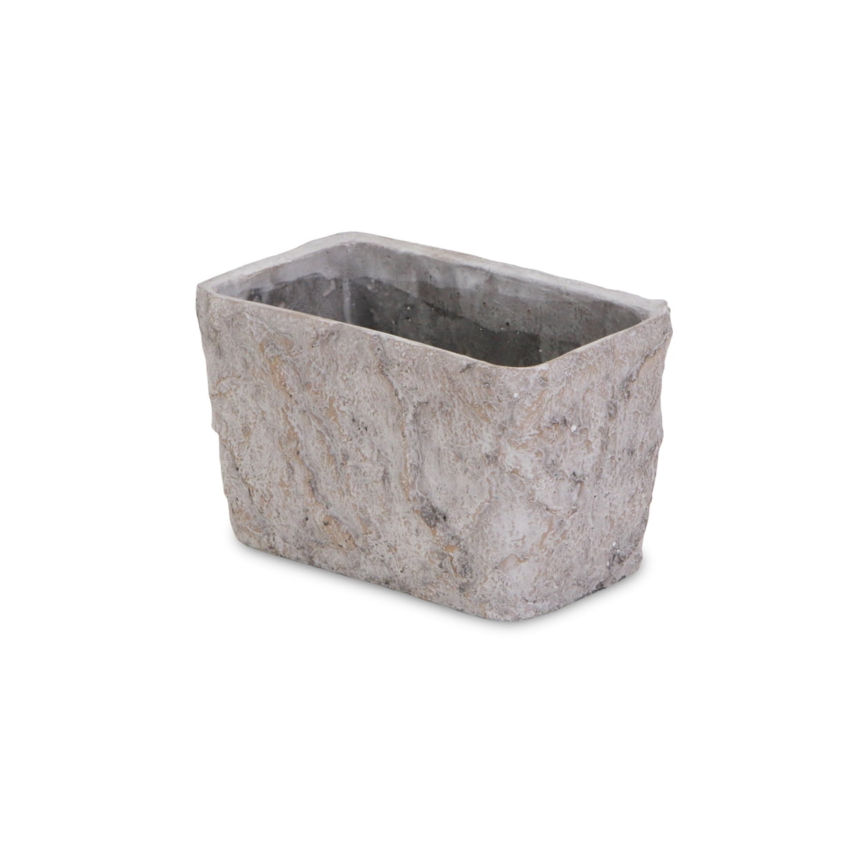 Cheungs Rectangular Outdoor Themes Cement Planter - 9" X 5" X 5.75"